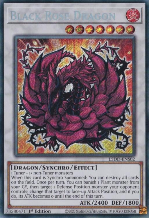 Image for Black Rose Dragon (L5DD-ENS02) (L5DD-ENS02) (L5DD) - YuGiOh