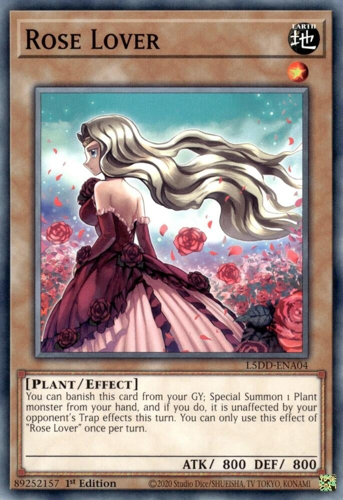 Image for Rose Lover (L5DD-ENA04) (L5DD) - YuGiOh