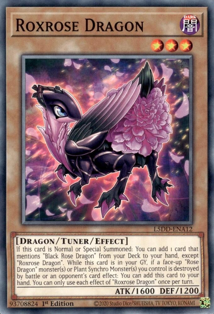 Image for Roxrose Dragon (L5DD-ENA12) (L5DD) - YuGiOh
