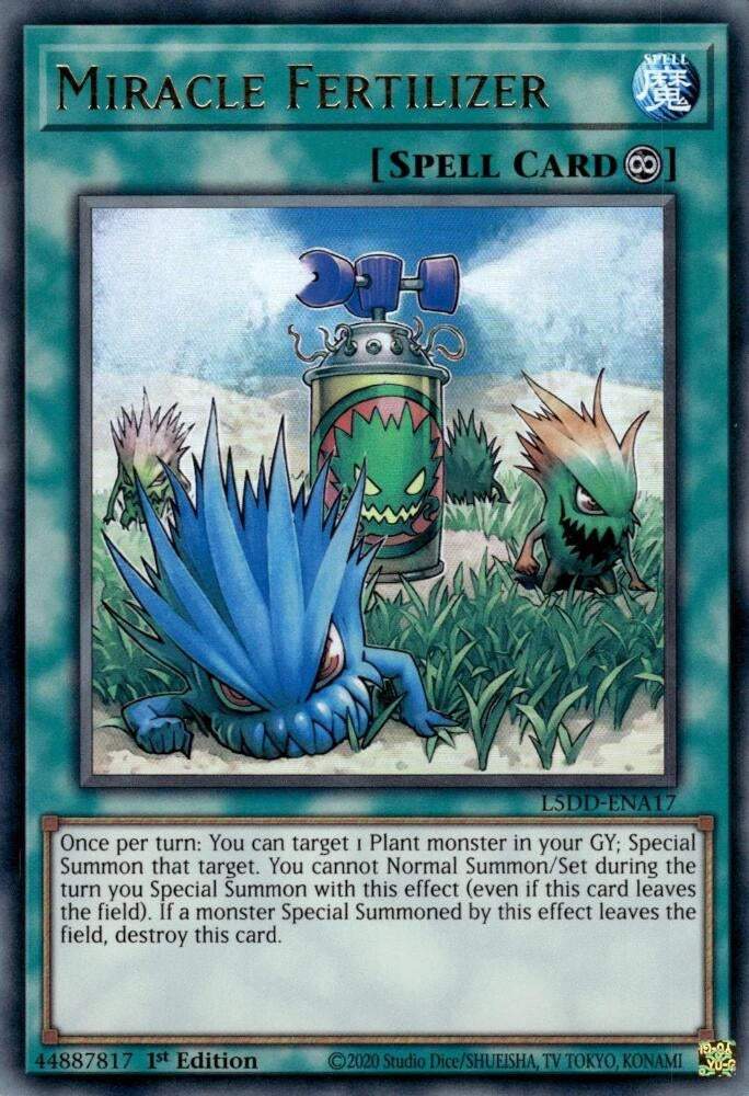 Image for Miracle Fertilizer (Ultra Rare) (L5DD-ENA17) (L5DD) - YuGiOh