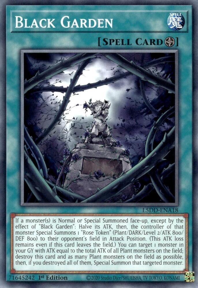 Image for Black Garden (L5DD-ENA18) (L5DD) - YuGiOh