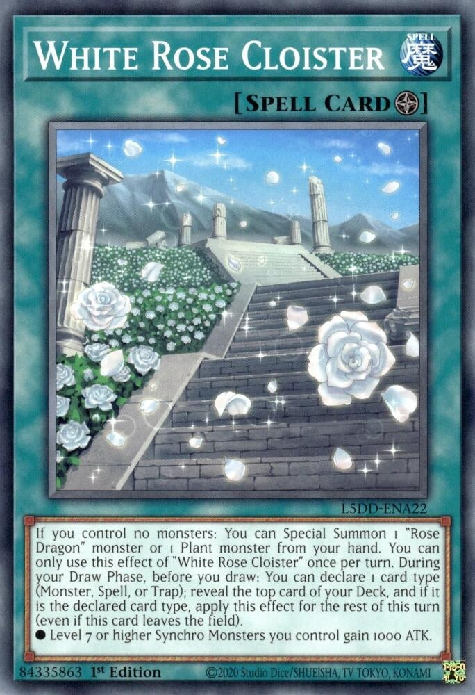 Image for White Rose Cloister (L5DD-ENA22) (L5DD) - YuGiOh