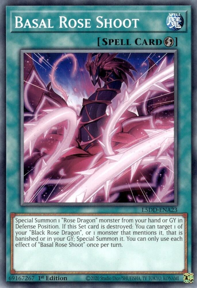 Image for Basal Rose Shoot (L5DD-ENA23) (L5DD) - YuGiOh