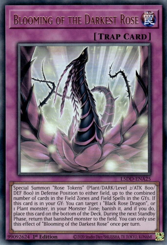 Image for Blooming of the Darkest Rose (L5DD-ENA25) (L5DD) - YuGiOh