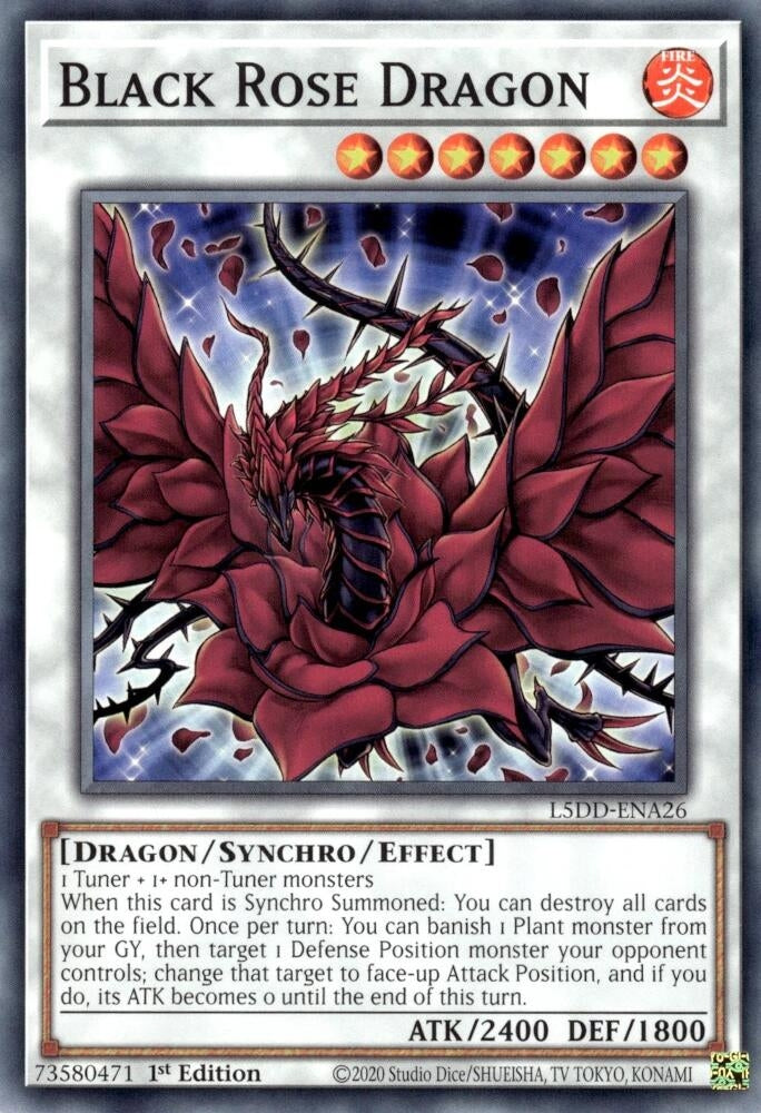 Image for Black Rose Dragon (L5DD-ENA26) (L5DD) - YuGiOh