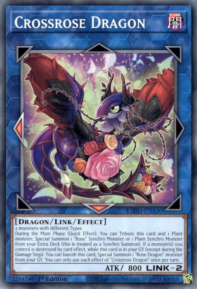 Image for Crossrose Dragon (L5DD-ENA30) (L5DD) - YuGiOh