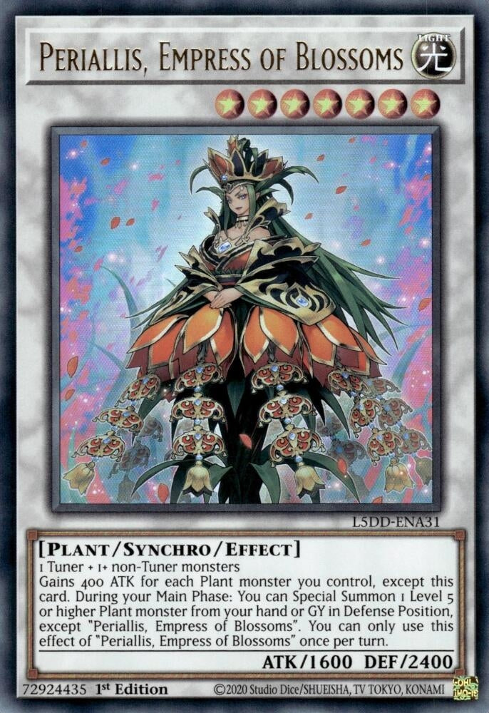 Image for Periallis, Empress of Blossoms (L5DD-ENA31) (L5DD) - YuGiOh