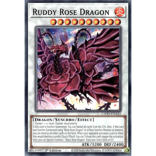 Image for Ruddy Rose Dragon (L5DD-ENA32) (L5DD) - YuGiOh