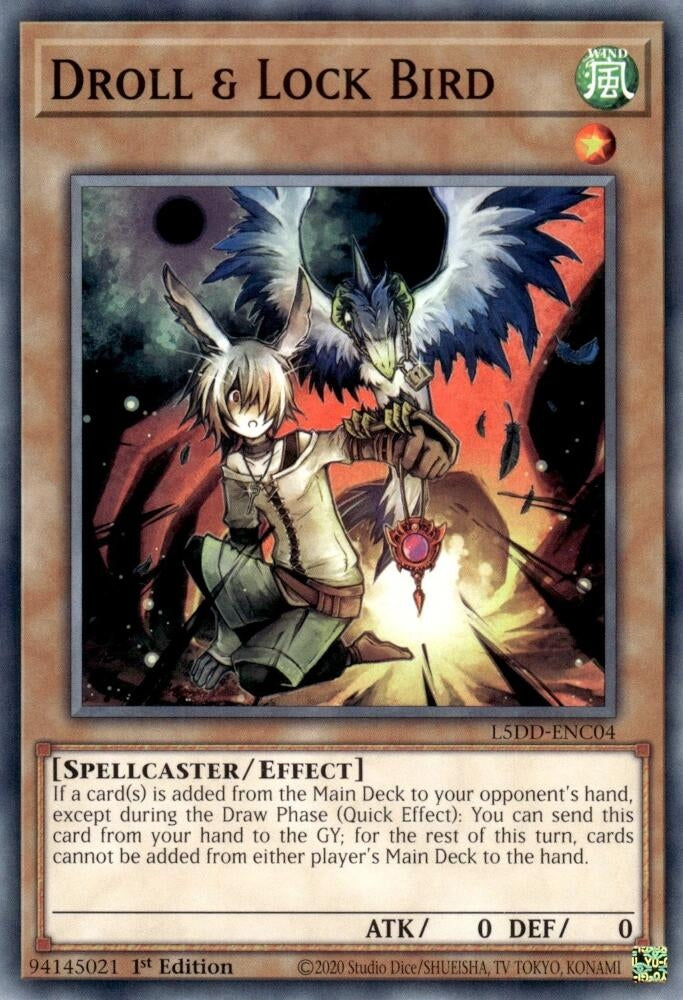 Image for Droll & Lock Bird (L5DD-ENC04) (L5DD) - YuGiOh