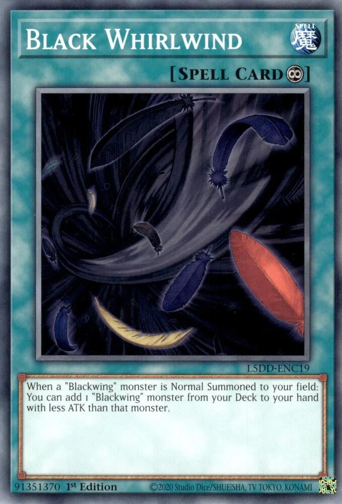Image for Black Whirlwind (L5DD-ENC19) (L5DD) - YuGiOh