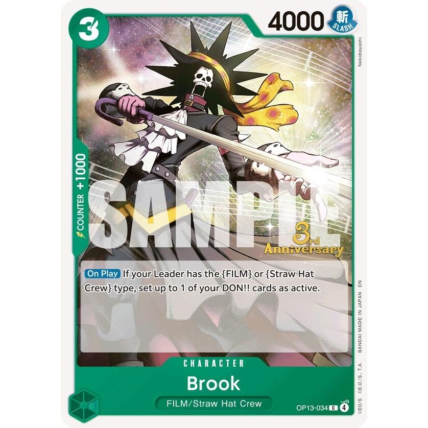 Image for Brook (OP13-034) (OP13 ANN) - One Piece Card Game