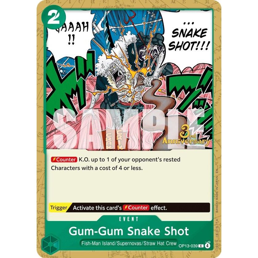 Image for Gum-Gum Snake Shot (OP13-039) (OP13 ANN) - One Piece Card Game