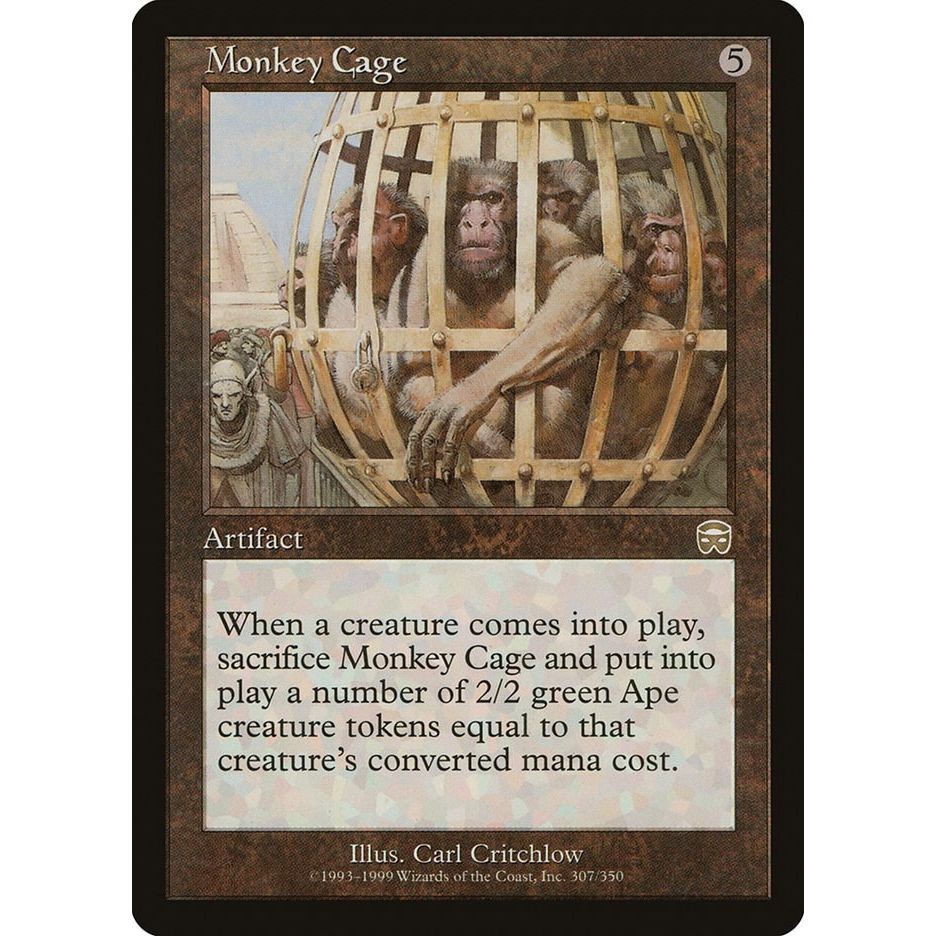 Image for Monkey Cage (307) (MMQ) - Magic: The Gathering
