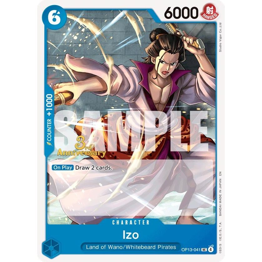 Image for Izo (OP13-041) (OP13 ANN) - One Piece Card Game