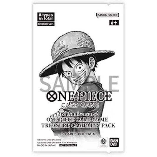 Image for 3rd Anniversary One Piece Card Game Treasure Campaign Pack - One Piece Card Game