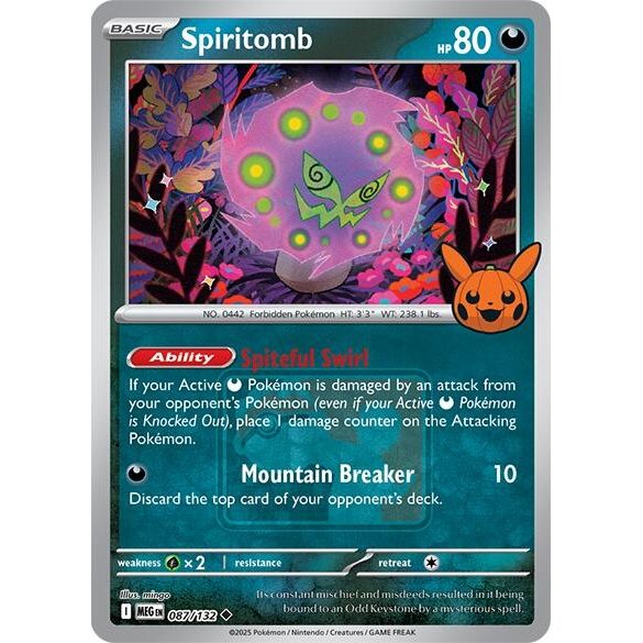 Image for Spiritomb - 087/132 (Pokeween 2025) (087/132) (MCAP) - Pokemon