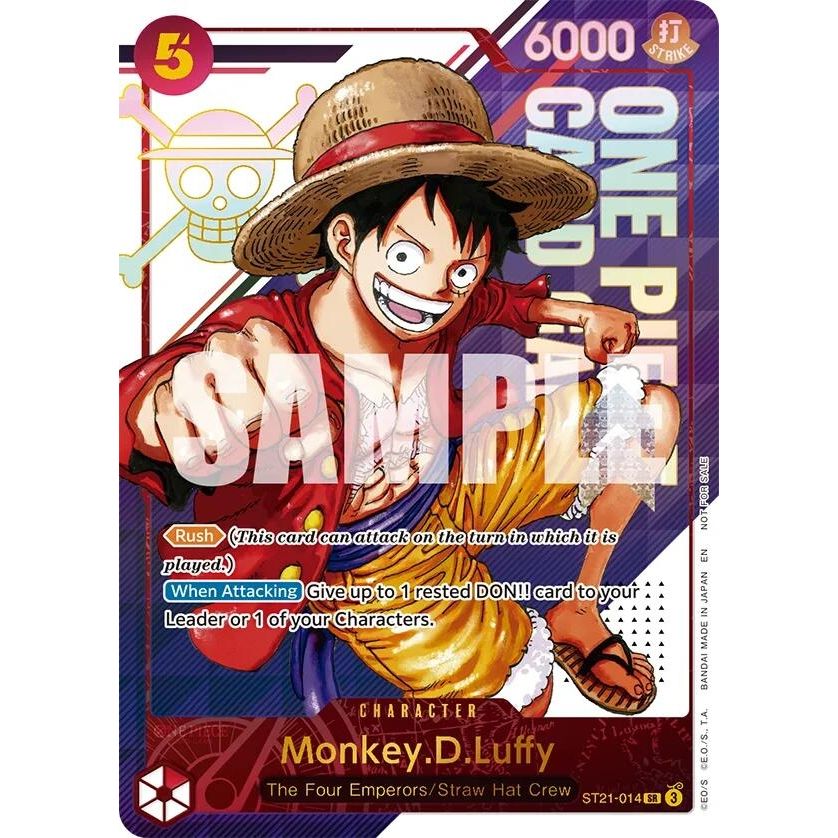 Image for Monkey.D.Luffy - ST21-014 (3rd Anniversary Treasure Campaign Pack) (ST21-014) (OP-PR) - One Piece Card Game