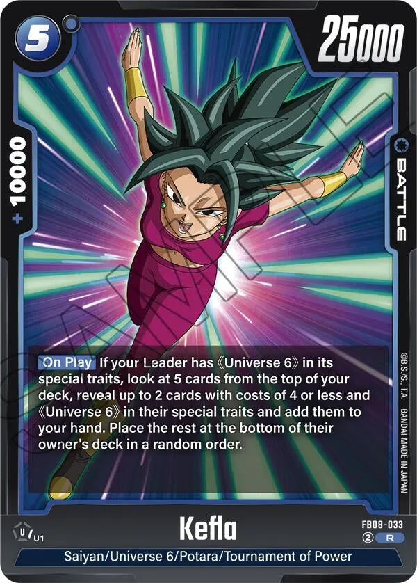 Image for Kefla - FB08-033 (FB08-033) (FB08) - Dragon Ball Super: Fusion World