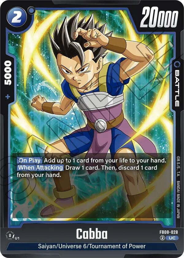 Image for Cabba - FB08-028 (FB08-028) (FB08) - Dragon Ball Super: Fusion World