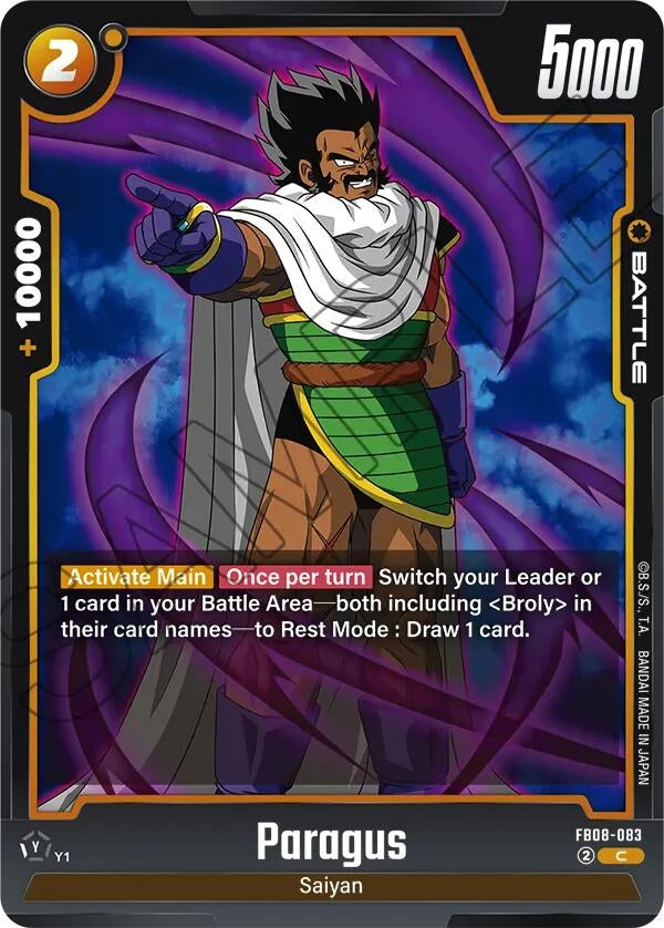 Image for Paragus - FB08-083 (FB08-083) (FB08) - Dragon Ball Super: Fusion World
