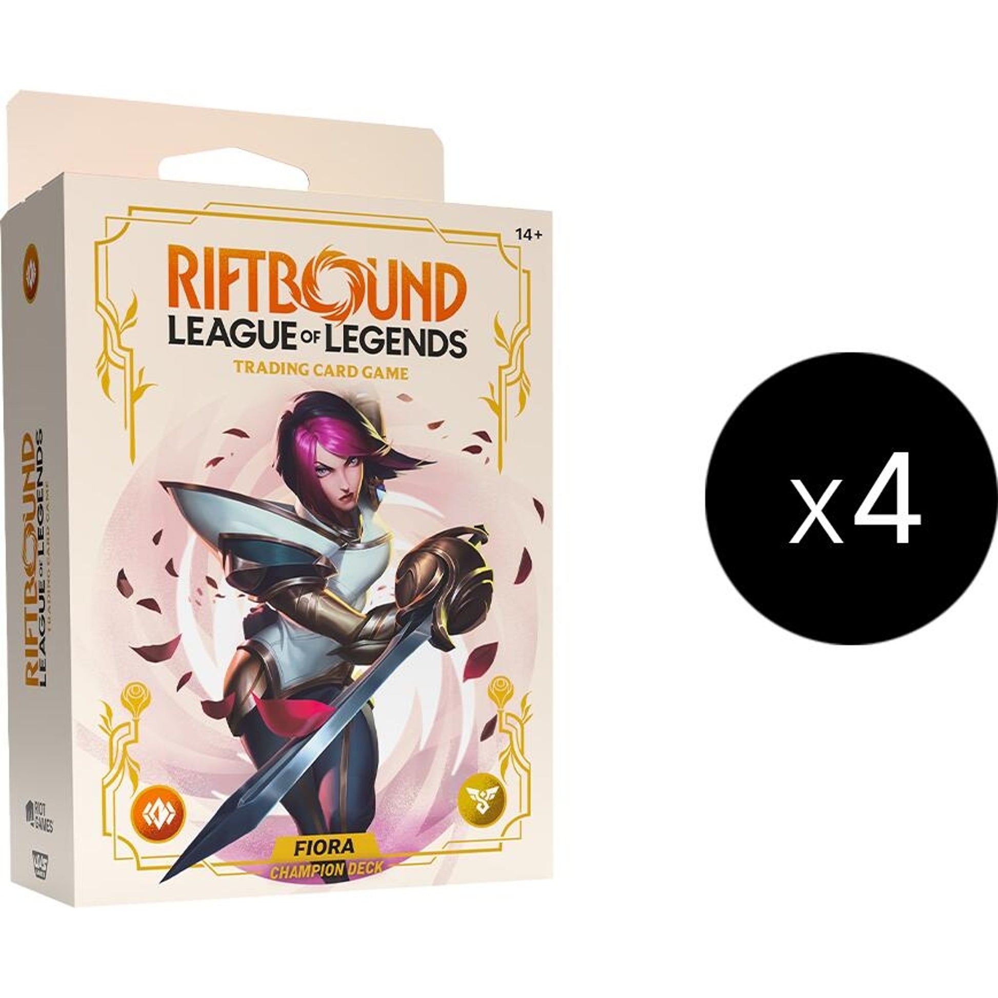 Image for Spiritforged - Champion Deck (Fiora) Display - Riftbound: League of Legends Trading Card Game