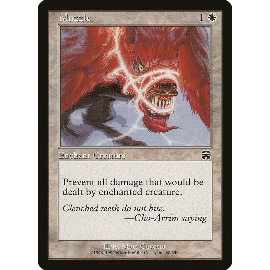 Image for Muzzle (30) (MMQ) - Magic: The Gathering