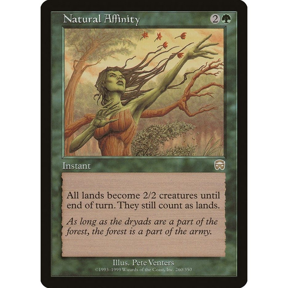 Image for Natural Affinity (260) (MMQ) - Magic: The Gathering