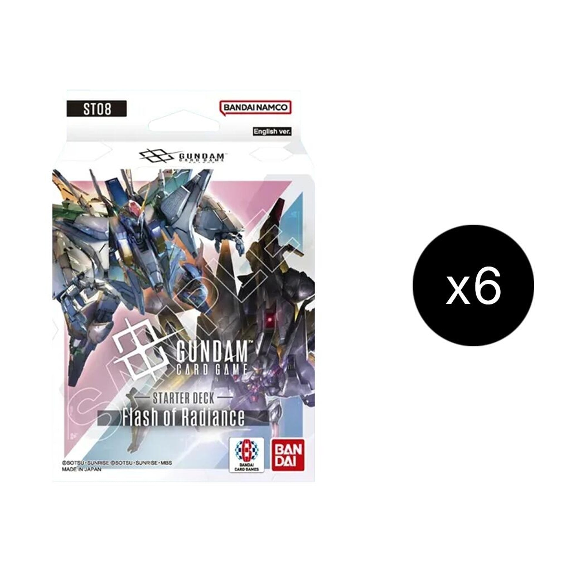 Image for Starter Deck 08: Flash of Radiance Display - Gundam Card Game