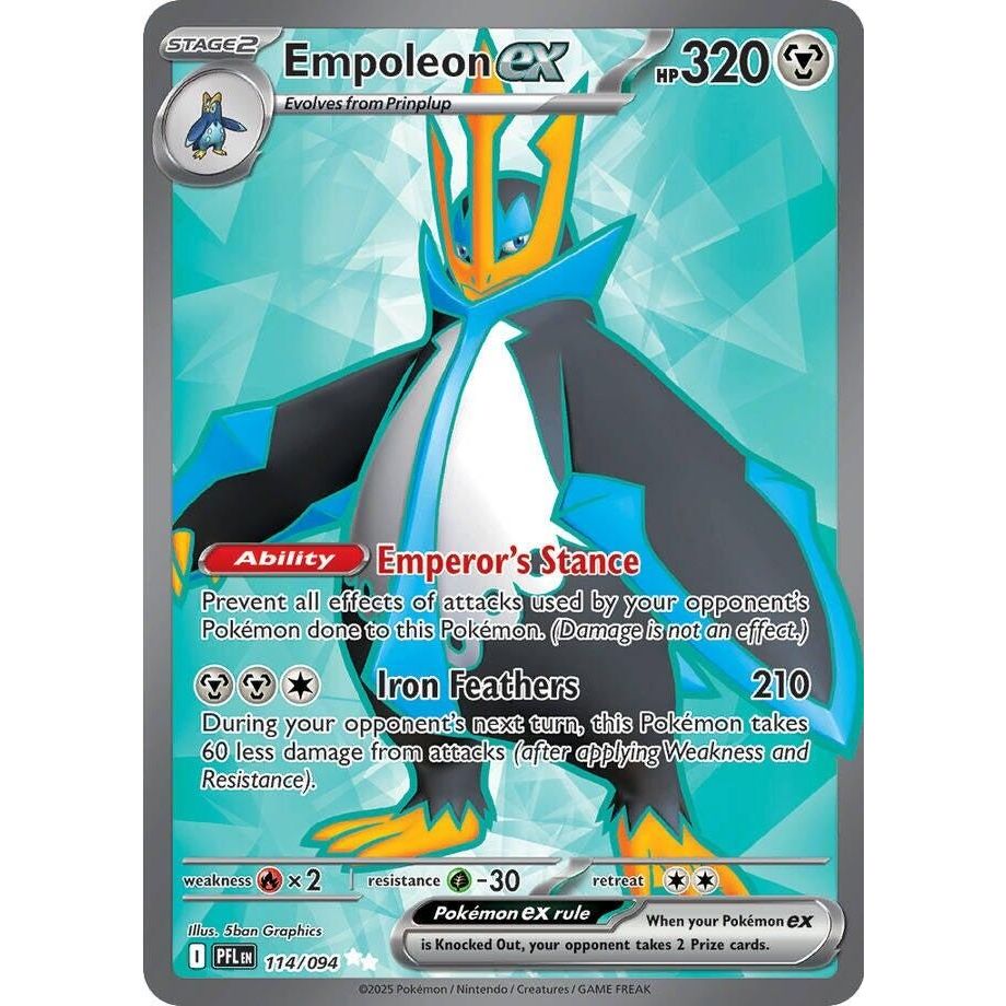 Image for Empoleon ex (114/094) (PFL) - Pokemon