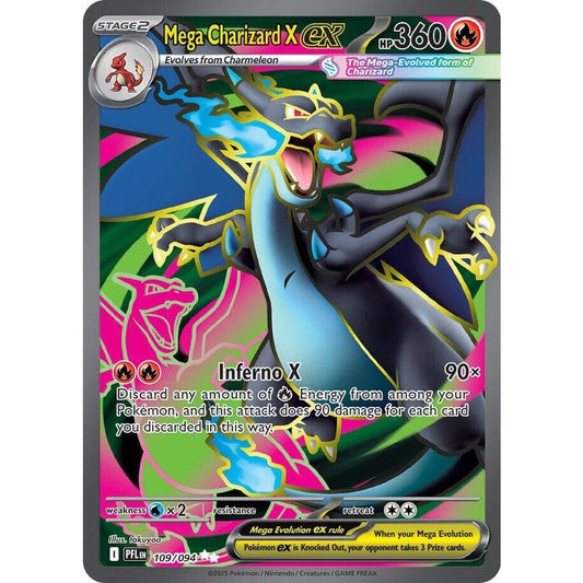 Image for Mega Charizard X ex (109/094) (PFL) - Pokemon