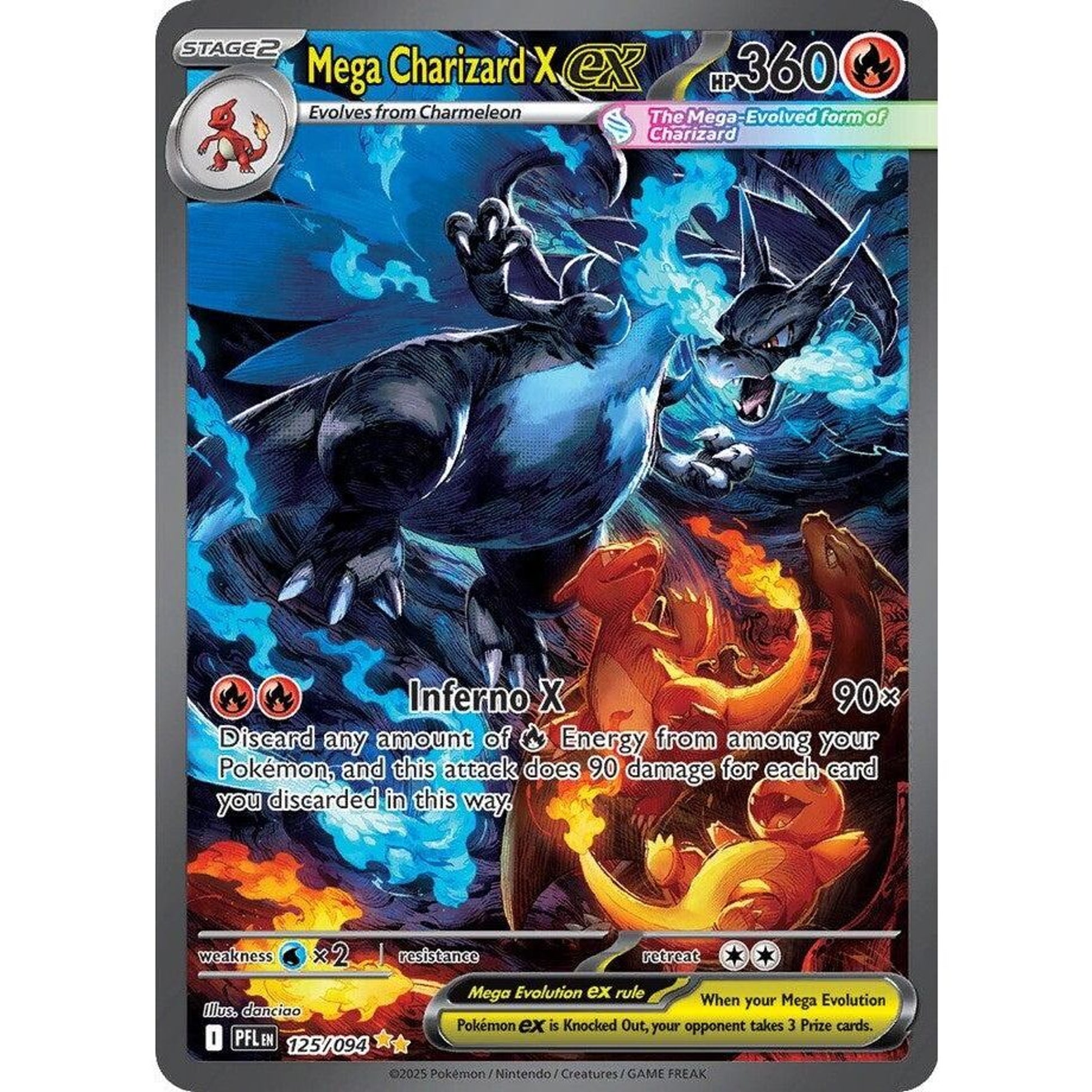 Image for Mega Charizard X ex (125/094) (PFL) - Pokemon
