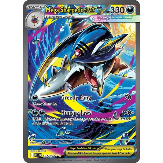 Image for Mega Sharpedo ex (127/094) (PFL) - Pokemon