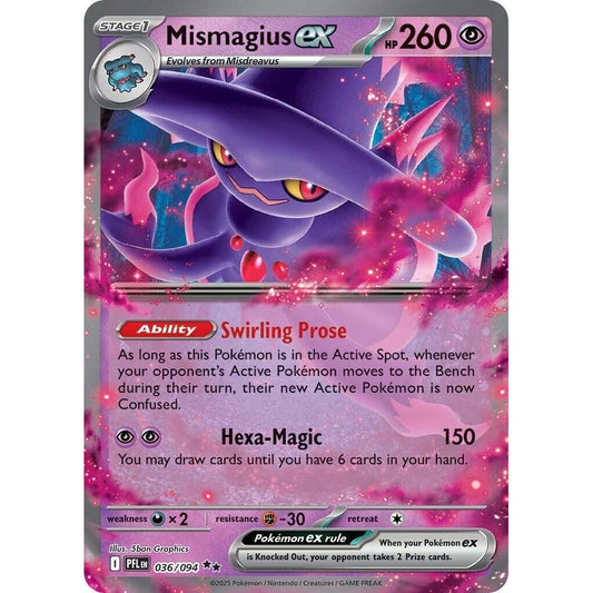 Image for Mismagius ex (036/094) (PFL) - Pokemon