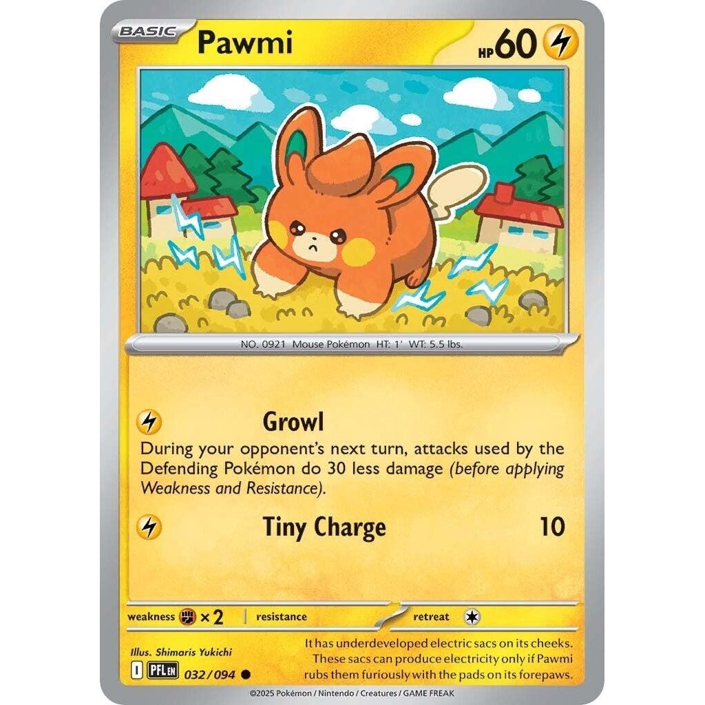 Image for Pawmi (032/094) (PFL) - Pokemon