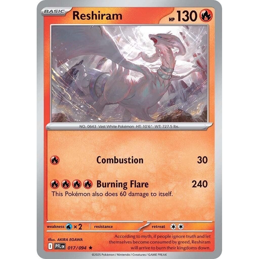 Image for Reshiram (017/094) (PFL) - Pokemon