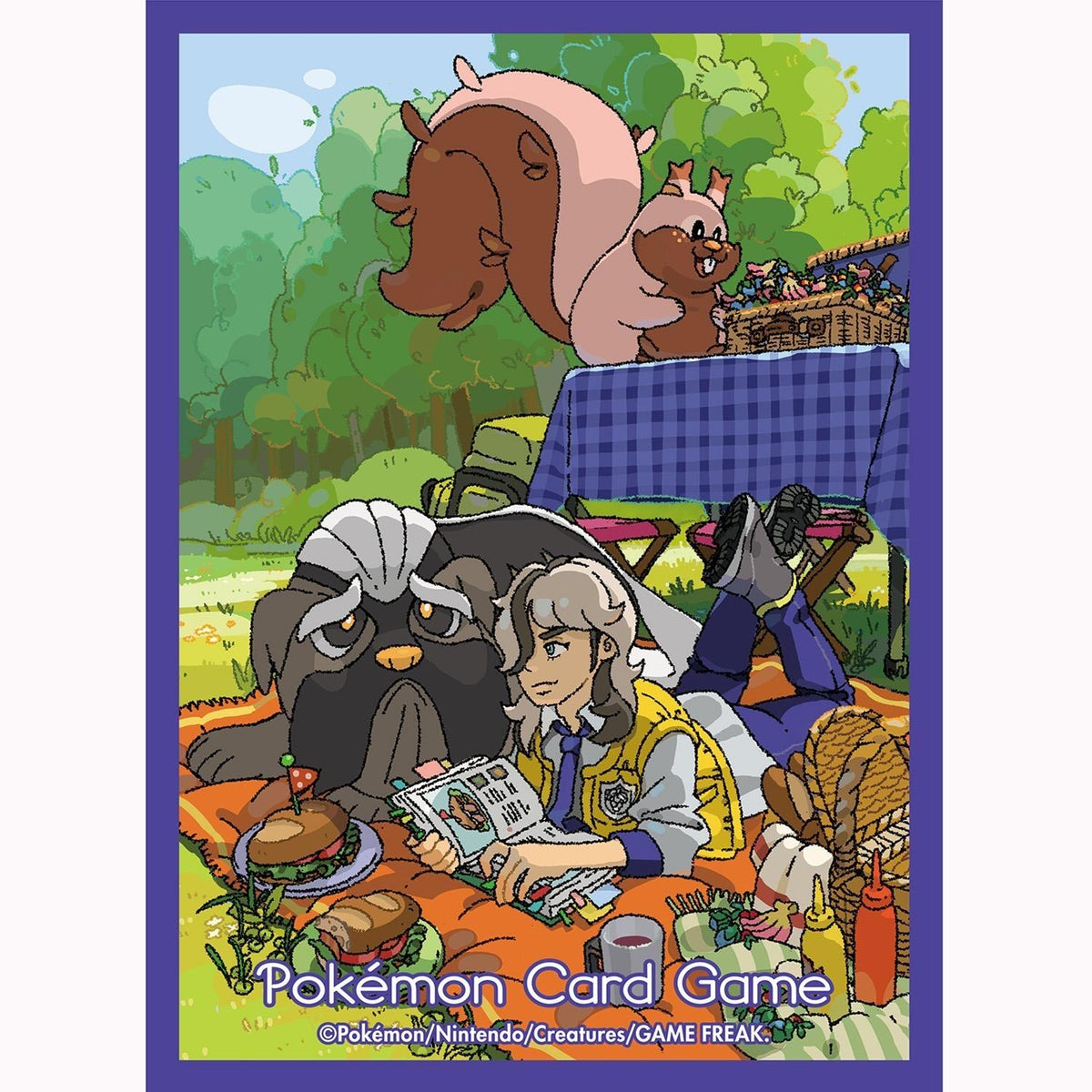 Image for Pokemon TCG: Pokemon Center Japan Exclusive Card Sleeves - Arven & Mabosstiff (64-Pack) - Card Sleeves