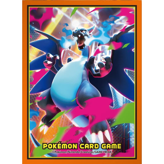 Image for Pokemon TCG: Pokemon Center Japan Exclusive Card Sleeves - Mega Charizard X (64-Pack) - Card Sleeves