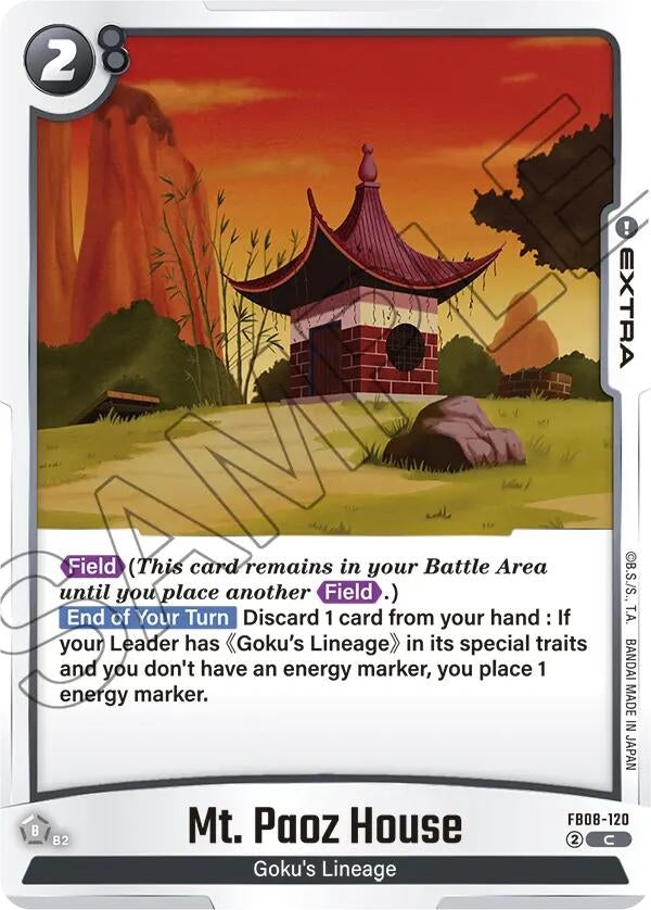 Image for Mt. Paoz House (FB08-120) (FB08) - Dragon Ball Super: Fusion World