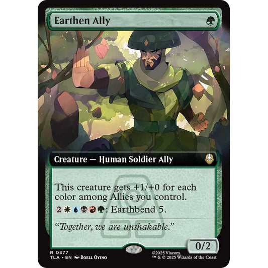 Earthen Ally (Extended Art) (377) (TLA)