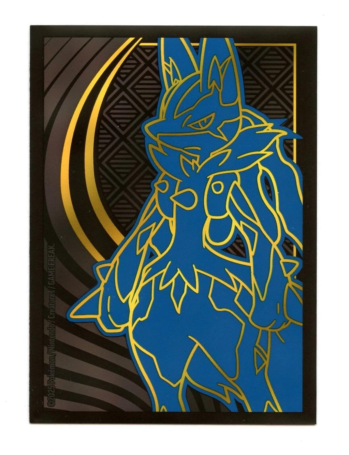 Image for Pokemon TCG: Mega Evolution Elite Trainer Box Card Sleeves - Mega Lucario (65 Pack) - Card Sleeves