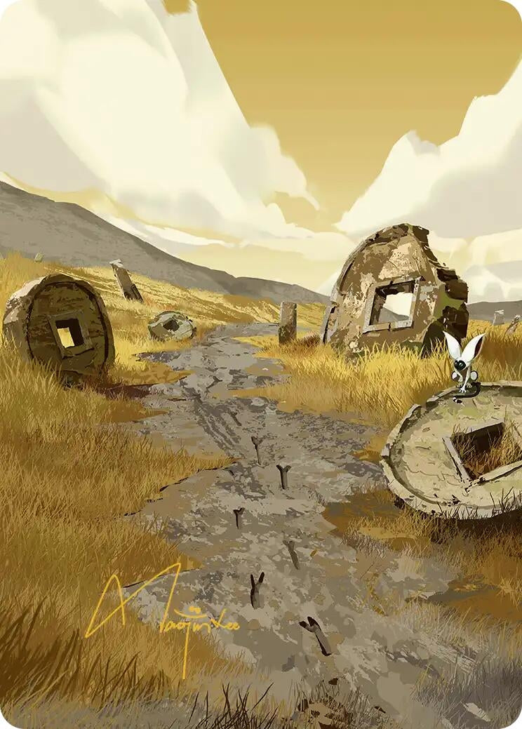 Image for Plains Art Card (Gold-Stamped Signature) (50) - Magic: The Gathering