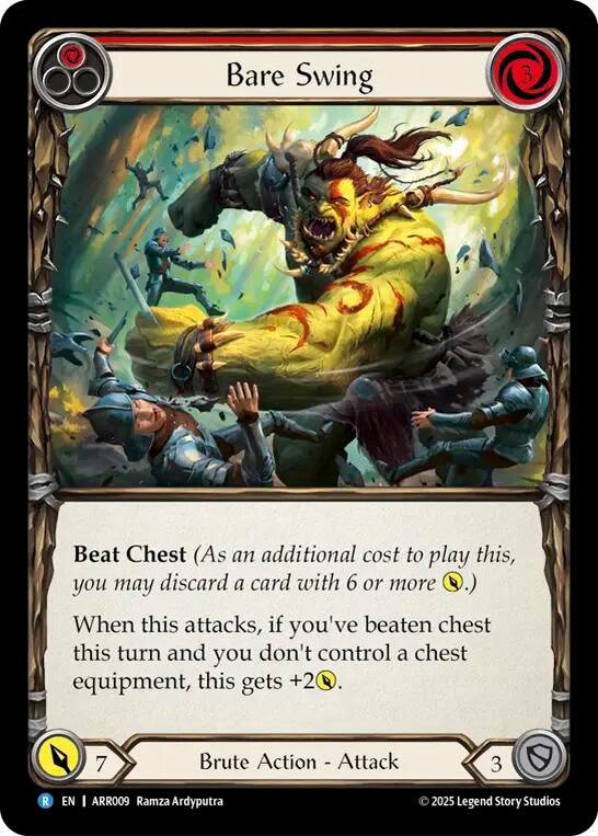 Image for Bare Swing (Red) (ARR009) - Flesh and Blood TCG