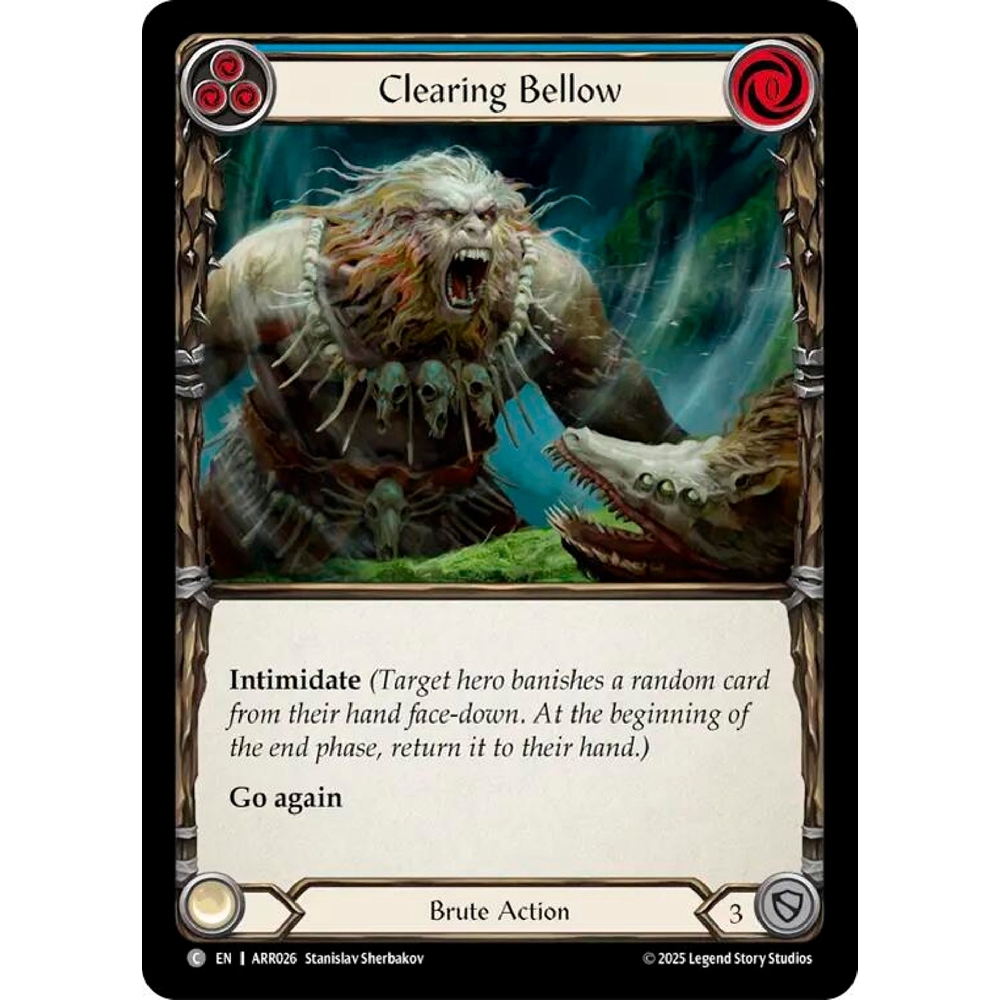 Image for Clearing Bellow (ARR026) - Flesh and Blood TCG