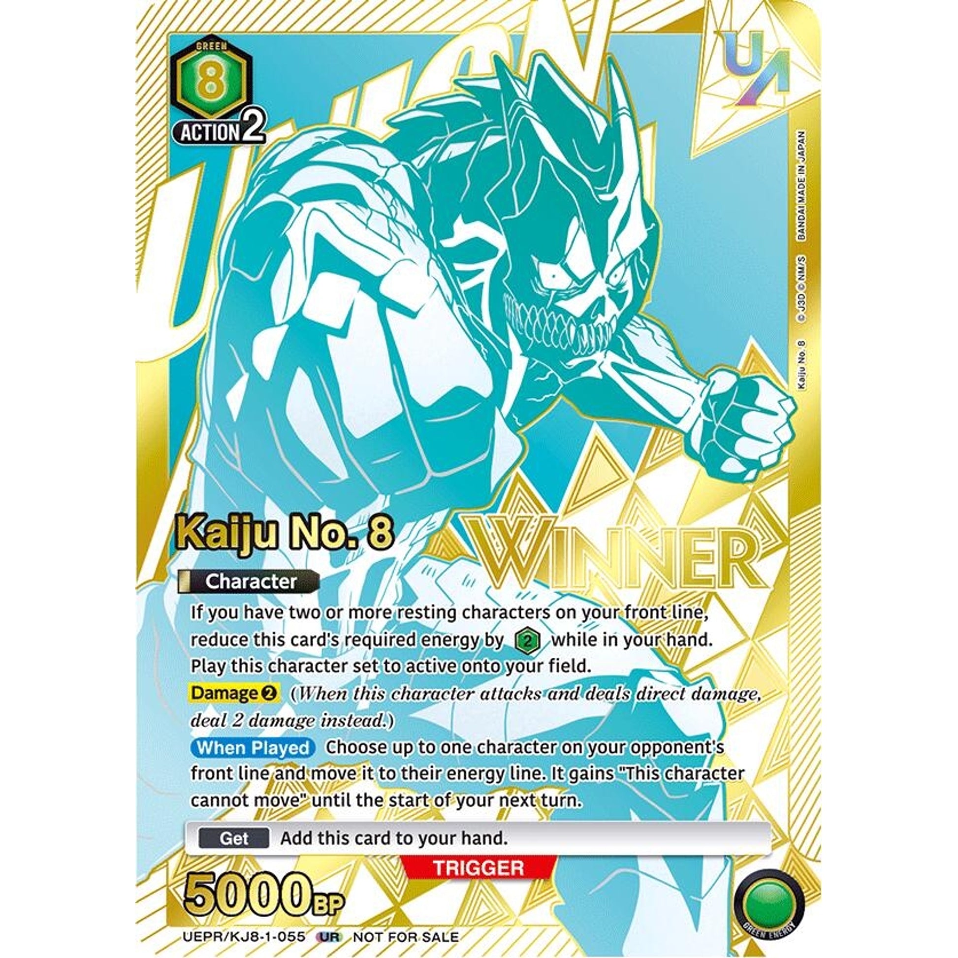 Image for Kaiju No. 8 (055) (Winner) (UEPR/KJ8-1-055) (UEPR) - Union Arena