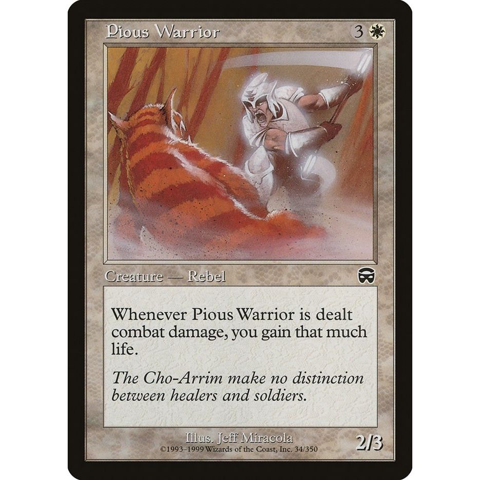 Image for Pious Warrior (34) (MMQ) - Magic: The Gathering