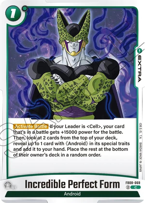 Image for Incredible Perfect Form (FB08-069) (FB08) - Dragon Ball Super: Fusion World