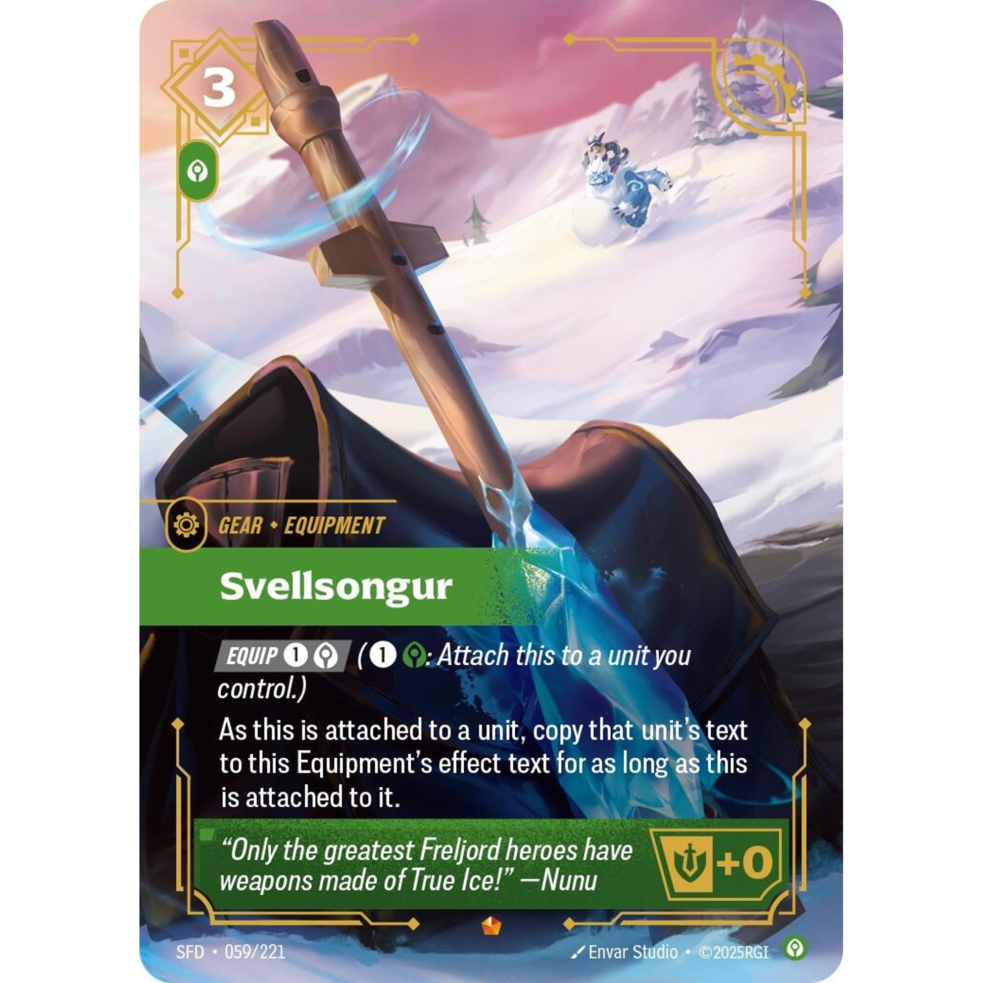 Image for Svellsongur (059/221) (SFD) - Riftbound: League of Legends Trading Card Game