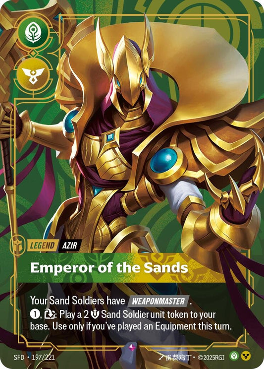 Azir - Emperor of the Sands (197/221) (SFD)