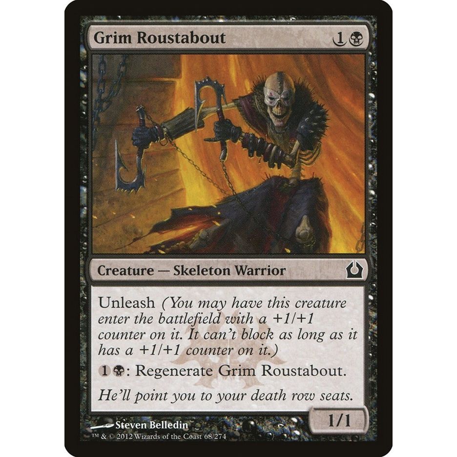 Image for Grim Roustabout (68) (RTR) - Magic: The Gathering