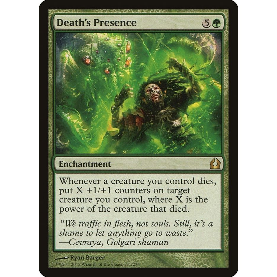 Image for Death's Presence (121) (RTR) - Magic: The Gathering